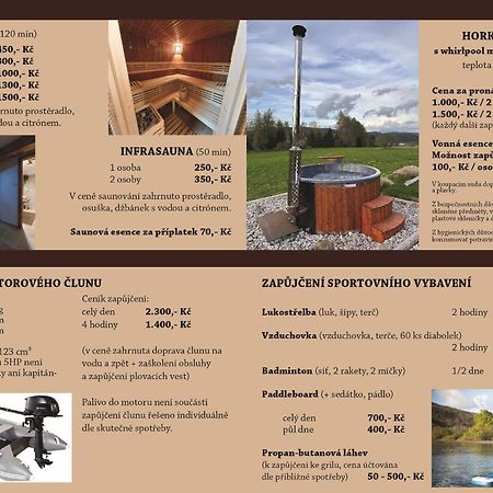 Apartmány Srub Výtoňka Lipno Prední Vytoň Exterior foto
